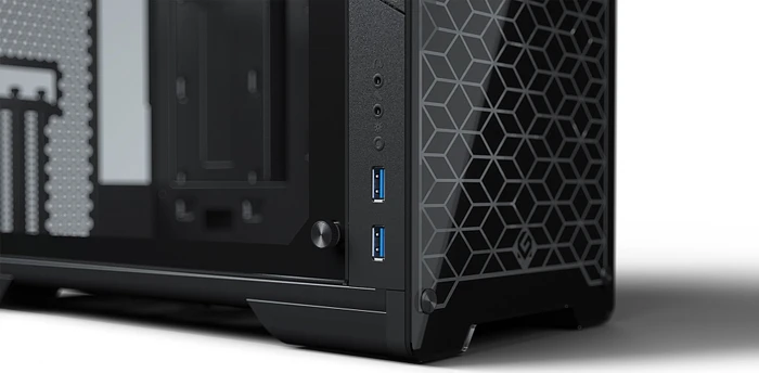 MetallicGear / MagniumGear Neo G Mini [V2], schwarz, Glasfenster, Mini-ITX