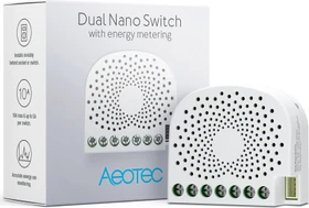 Aeotec Nano Switch Duo mit Energiemessung, Schaltaktor (AEOEZW132)