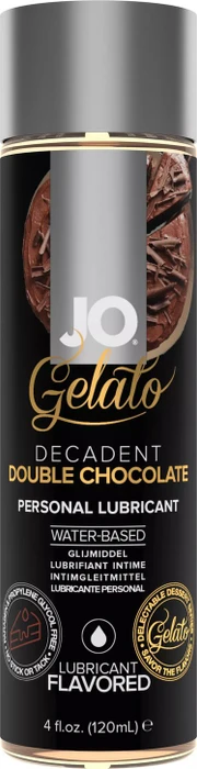 System Jo H2O Flavoured Decadent Double Chocolate Gelato Gleitgel, 120ml