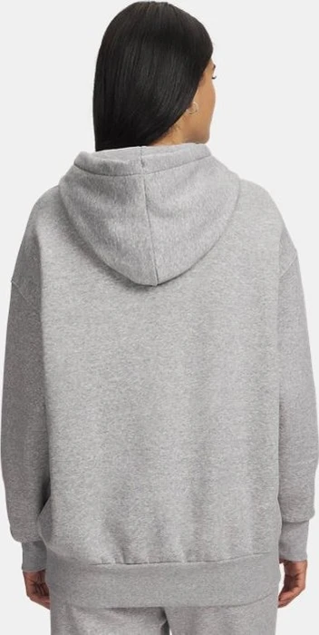 Under Armour Icon Fleece Oversize Hoodie mod grey light heather/white (Damen)