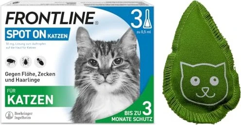 Frontline Spot on Katzen Pipetten, 3 Stück