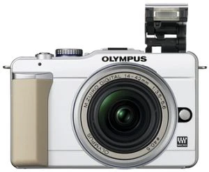 Olympus PEN E-PL1 weiß mit Objektiv M.Zuiko digital ED 14-150mm 4.0-5.6