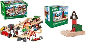 BRIO Straßen & Schienen Bahn Set Deluxe