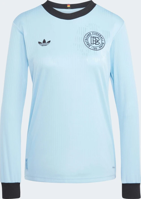 adidas Deutschland Anniversary Trikot langarm clear blue/black (Damen)