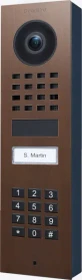 DoorBird D1101KV IP Video Türstation mit 1 Ruftaste, Keypad Modul, Baubronze, Aufputz
