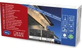 Konstsmide Dachrinnen-Lichterkette LED 96x bernstein