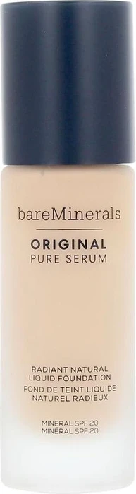 bareMinerals Pure Serum Radiant Natural Liquid Foundation 2.5 light warm LSF20, 30ml