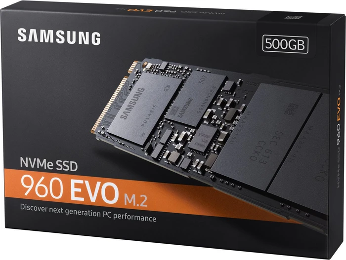 Samsung SSD 960 EVO 500GB, M.2 2280 / M-Key / PCIe 3.0 x4