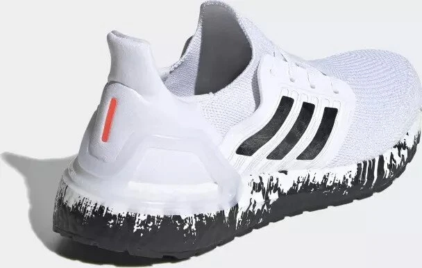 adidas Ultraboost 20 cloud white/core black/signal coral (Damen)