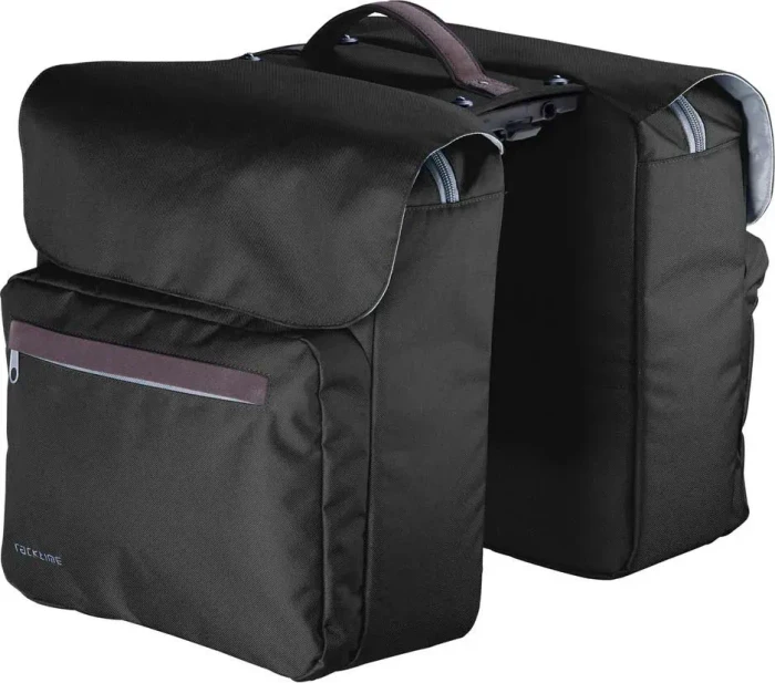 racktime Ture 2.0 Doppel Gepäcktasche carbon black