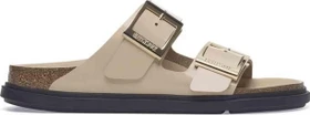 Birkenstock Arizona Droplet Buckle Naturleder Lack high shine new beige (Damen)