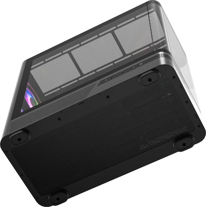 Modecom Volcano AQ100 ARGB Black, Glasfenster
