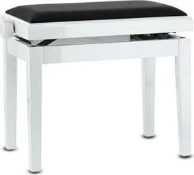 Gewa Pianobank Deluxe weiß hochglanz