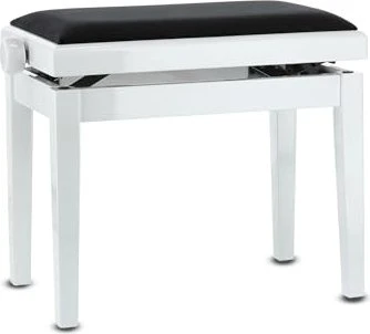 Gewa Pianobank Deluxe weiß hochglanz