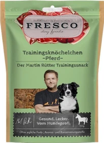 Fresco Dog Martin Rütter Trainingsknöchelchen, Pferd mit Preiselbeeren und Birne, 150g