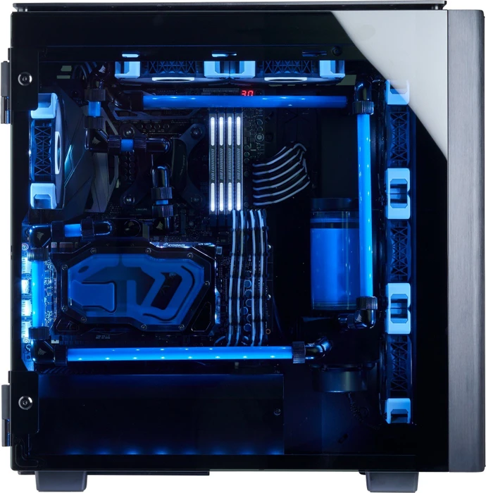 Corsair Obsidian 500D, Glasfenster
