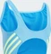 adidas Sportswear 3-Streifen Badeanzug blue burst/green spark (Junior) Vorschaubild