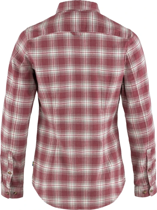 Fjällräven Övik Flannel Hemd langarm mesa purple/fog (Damen)