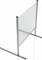 Magnetoplan Hygieneschutz Thekenaufsatz Hygienewand mit Aluminiumgestell, transparent/silber, 76x65cm Vorschaubild
