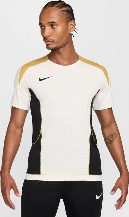 Nike Strike+ Dri-FIT Funktionsshirt kurzarm pale ivory/black/jersey gold (Herren)