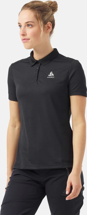 Odlo F-Dry Poloshirt kurzarm schwarz (Damen)
