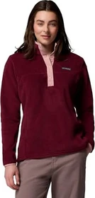 Columbia Benton Springs Half Snap Fleece Pullover rich wine/eraser pink (Damen)