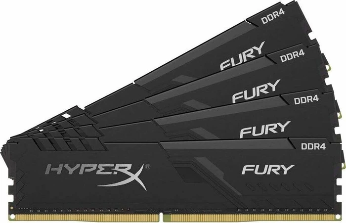 Kingston FURY schwarz UDIMM 64GB Kit, DDR4-3466, CL17-21-21, 1RX8