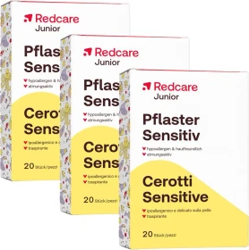Redcare Junior Pflaster Sensitive, 60 Stück (3x 20 Stück)