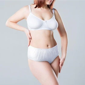 Akuku Postpartum/Wochenbett Einweg Schutzhose Größe S, 5 Stück