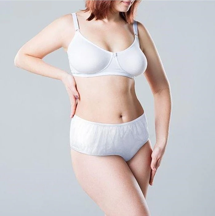 Akuku Postpartum/Wochenbett Einweg Schutzhose Größe S, 5 Stück