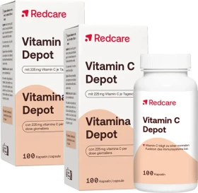 Redcare Vitamin C Depot Kapseln, 200 Stück (2x 100 Stück)