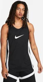 Nike Icon Funktionsshirt ärmellos schwarz/weiß (Herren)
