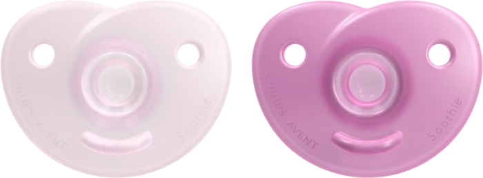 Philips Avent Soothie Shapes Beruhigungsschnuller, Silikon, 0-6M, 2er-Pack