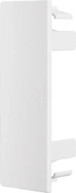Hager Endstück halogenfrei zu Leitungsführungskanal LF 40x110mm verkehrsweiß