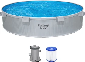 Bestway Tanx Stahlwandpool Set rund 305x61cm