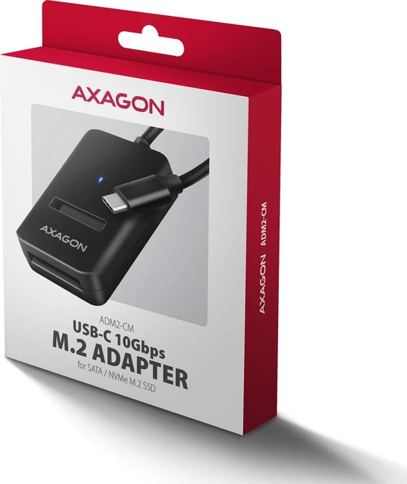 Axagon M.2 Adapter, USB -> M.2 PCIe/SATA