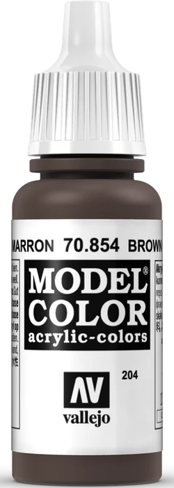 Vallejo Model Color rev.1 brown glaze, 17ml