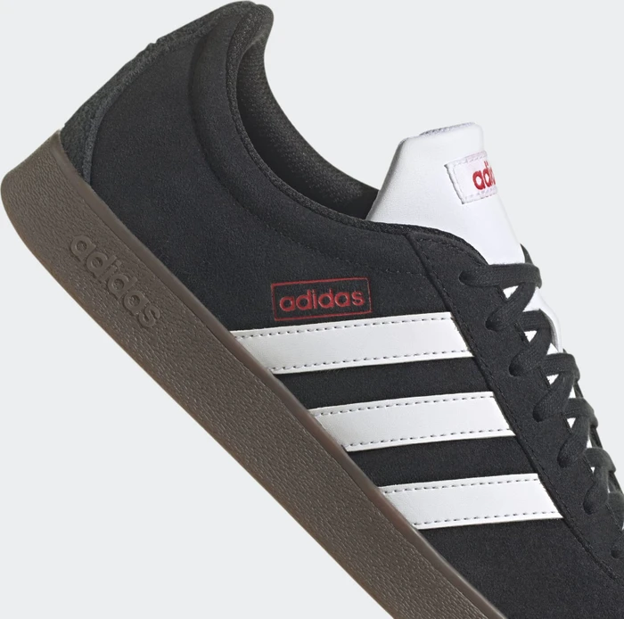 adidas VL Court 2.0 core black/cloud white/blue scarlet