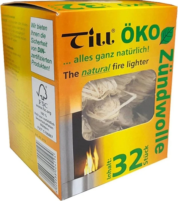 Till Öko-Zündwolle, 32 Stück