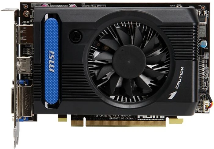 MSI Radeon HD 7730, R7730-1GD5V1, 1GB GDDR5, VGA, DVI, HDMI