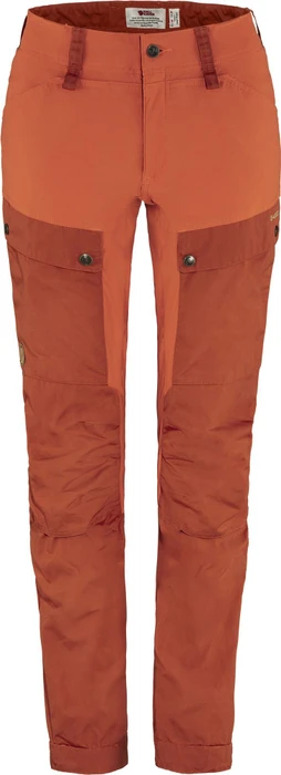 Fjällräven Keb Trousers Curved Short Hose lang cabin red/rowan red (Damen)