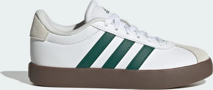 adidas VL Court 3.0 cloud white/collegiate green/gum (Junior)