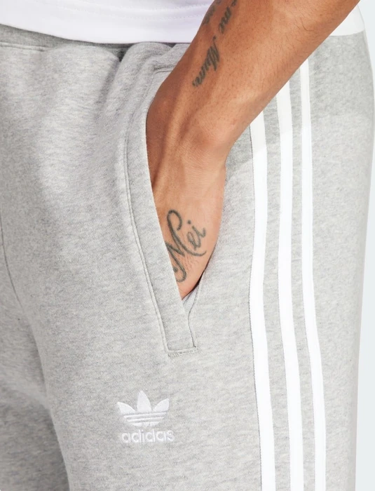 adidas Adicolor 3-Streifen Trainingshose lang medium grey heather (Herren)