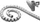 Wentronic Spiralschlauch Kabelkanal, 20x20mm, 2.5m, grau (51922)