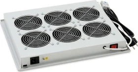 Triton Lüfterblech für Boden/Dach, 6 Ventilatoren, hellgrau