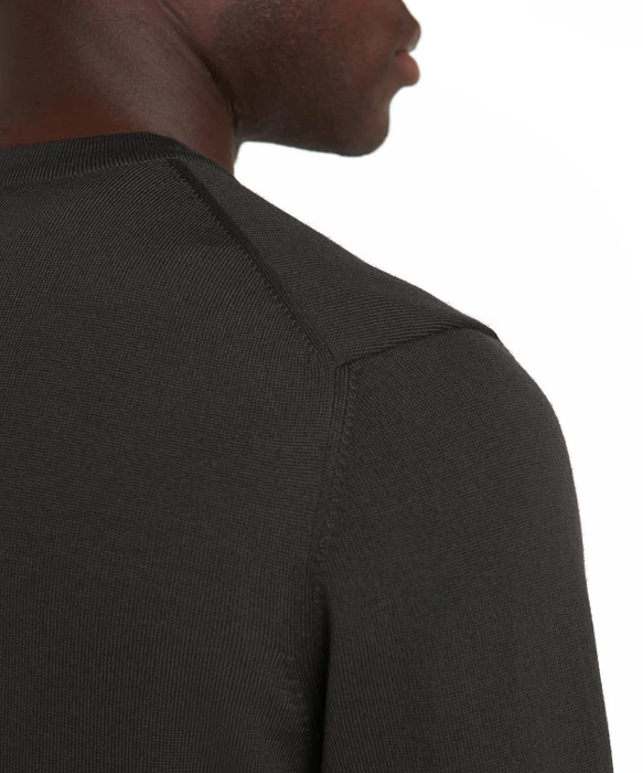 Falke Basic Apparel Cardigan V-Ausschnitt Strickjacke brown mel. (Herren)