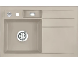 systemceram Bela 78 Einbau Becken links mit Ablauffernbedienung fango