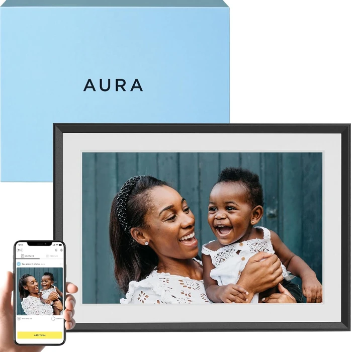 Aura Frames AF900 Carver Mat 10.1", schwarz/weiß