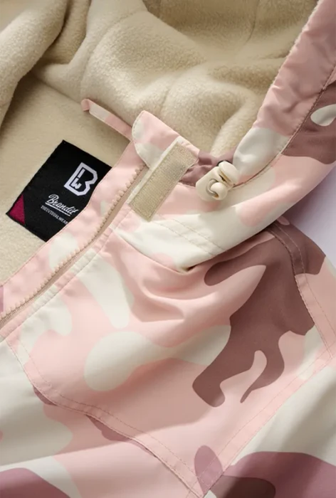 Brandit Windbreaker Frontzip Jacke candy camo (Damen)