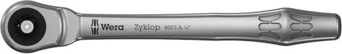 Wera 8003 A Zyklop Metal Push Ratsche, 1/4"